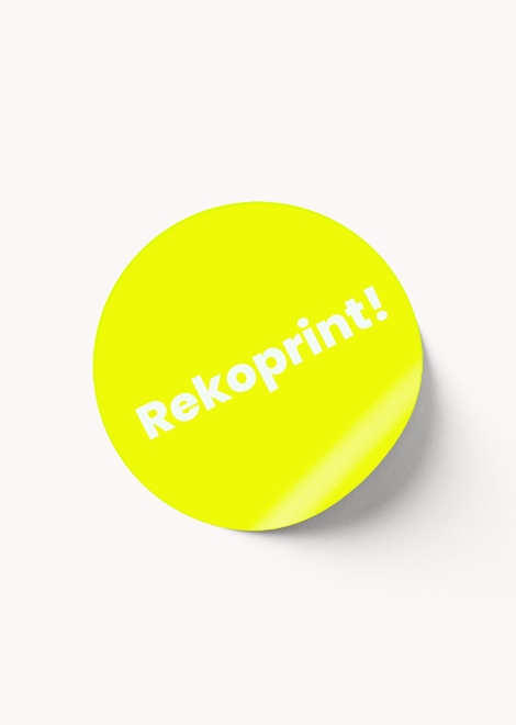 Fluorescent stickers