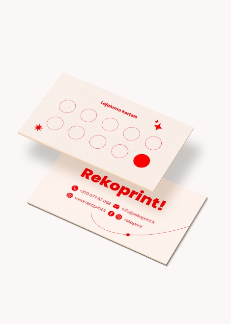 Loyalty cards