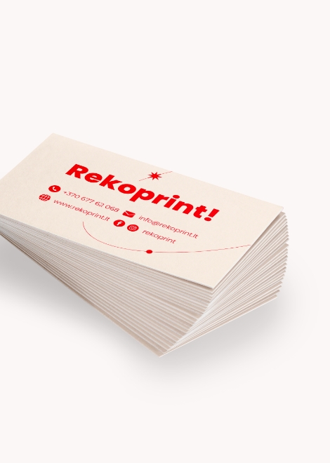Professional business cards from Rekoprint - various design options.